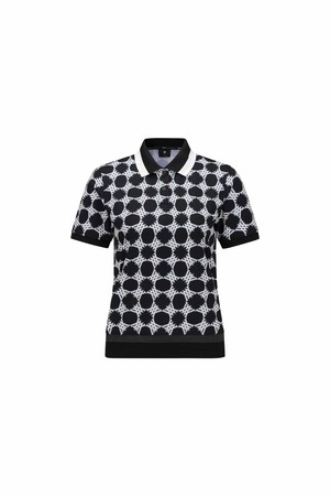 [ANEW GOLF] WOMEN TRANSITION SHORT SLEEVE T-SHIRTS_BK_BLACK-a