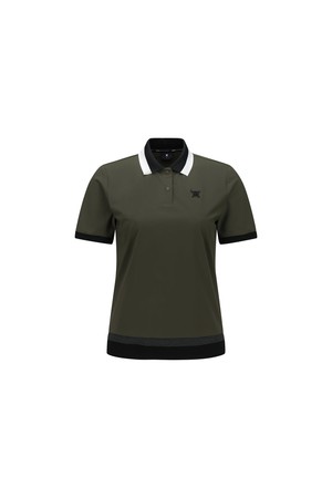[ANEW GOLF] WOMEN TRANSITION SHORT SLEEVE T-SHIRTS_KH_KHAKI-a