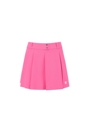 WOMEN PLEATED HALF PANTS_HP_PINK-a