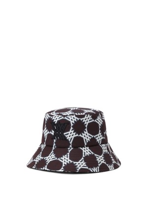 UNI SEASONAL PATTERN BUCKET HAT_BR_BROWN-a