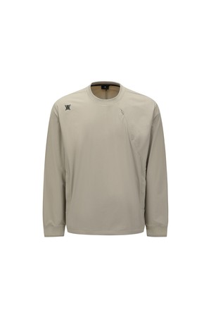 MEN UTILITY ZIP POCKET WOVEN T-SHIRT SET-UP_KB_BEIGE-a