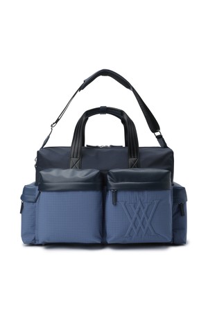UNI COLOR BLOCK BOSTON BAG_NA_NAVY-a