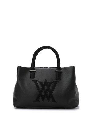 UNI DOUBLE POCKET TOTE BAG_BK_BLACK-a