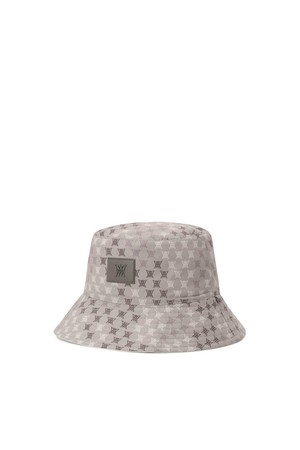 UNI LOGO MOSAIC REVERSIBLE BUCKET HAT_WH_WHITE-a