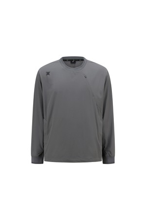 MEN UTILITY ZIP POCKET WOVEN T-SHIRT SET-UP_GR_GREY-a