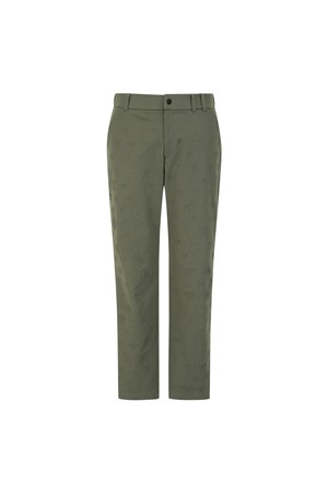 MEN LOGO EMBO PANTS_KH_KHAKI-a