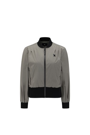 WOMEN SIGNATURE MA-1 JACKET_GREY-a