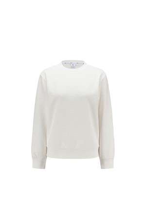 WOMEN JACQUARD SWEATSHIRT_OW_WHITE-a