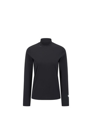 WOMEN ESSENTIAL MOCK NECK BASELAYER_BLACK-a