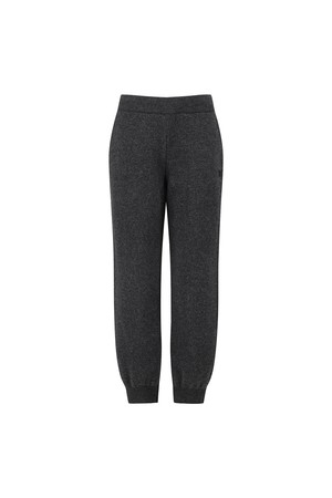 WOMEN CASHMERE BLEND SWEATER JOGGER PANTS_GREY-a