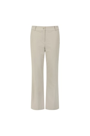 WOMEN ESSENTIAL BOOT CUT PANTS_KB_BEIGE-a