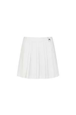 WOMEN PLEATED SKIRT_OW_WHITE-a