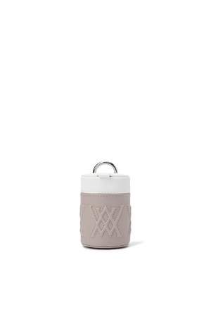 UNI COLOR BLOCK TWO BALL CASE_BE_BEIGE-a