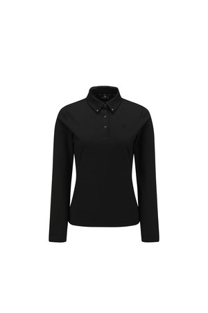 WOMEN ESSENTIAL LONG T-SHIRT_BK_BLACK-a