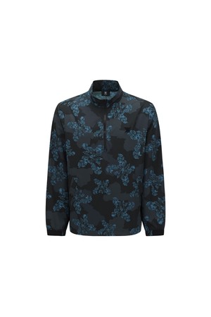 MEN FA FLOWER PATTERN ANORAK JACKET_BK_BLACK-a