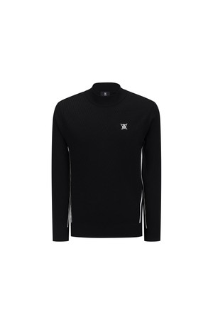 MEN FA MOCK NECK SWEATER_BK_BLACK-a