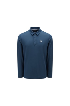 MEN FA ESSENTIAL LONG T-SHIRT_DA_NAVY-a