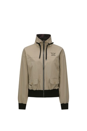 WOMEN FA FLOWER PATTERN REVERSIBLE JACKET_BE_BEIGE-a
