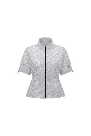 WOMEN PATTERN SHORT SLEEVE JACKET_GR_GREY-a