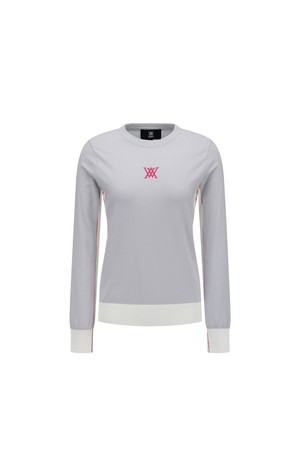 WOMEN FA ROUND SWEATER_GR_GREY-a