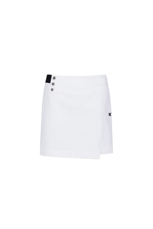 WOMEN FA ESSENTIAL H LINE SKIRT_WH_WHITE-a