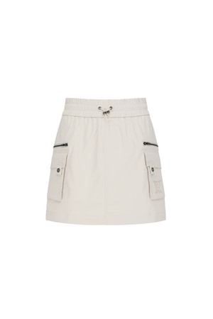 WOMEN FA BANDED CARGO A LINE SKIRT_LE_BEIGE-a