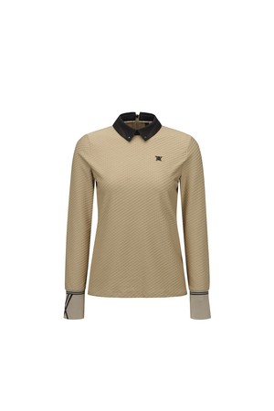 WOMEN FA BACK ZIP-UP LONG T-SHIRT_BE_BEIGE-a