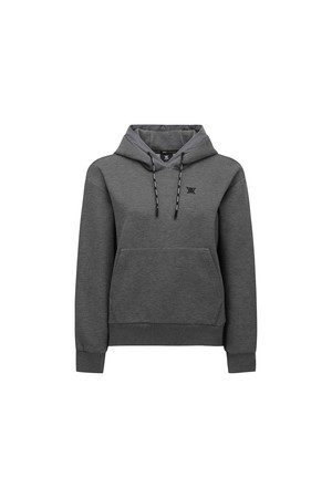 WOMEN FA ESSENTIAL HOODED SWEATSHIRT _MG_GREY-a