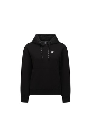 WOMEN FA ESSENTIAL HOODED SWEATSHIRT _BK_BLACK-a