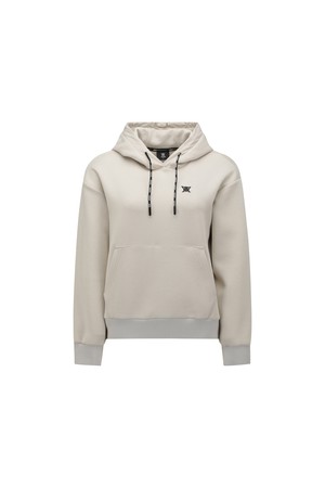 WOMEN FA ESSENTIAL HOODED SWEATSHIRT _BE_BEIGE-a