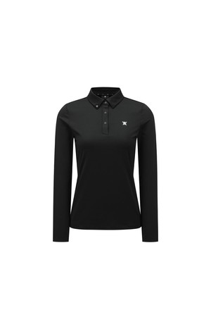 WOMEN FA ESSENTIAL LONG T-SHIRT_BK_BLACK-a