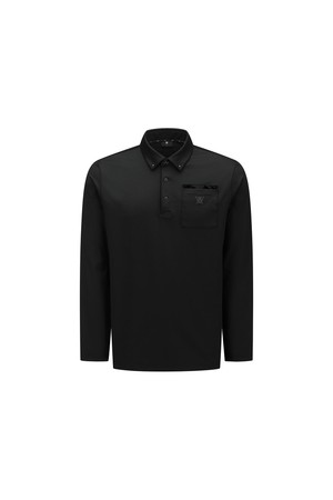 MEN STUD POCKET T-SHIRT_BK_BLACK-a