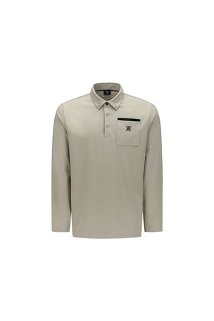 MEN STUD POCKET T-SHIRT_KB_BEIGE-a