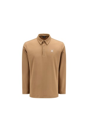 MEN ESSENTIAL LONG T-SHIRT_CM_CAMEL-a