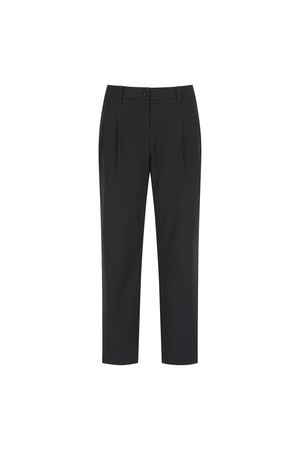 WOMEN PINTUCK PANTS_BK_BLACK-a
