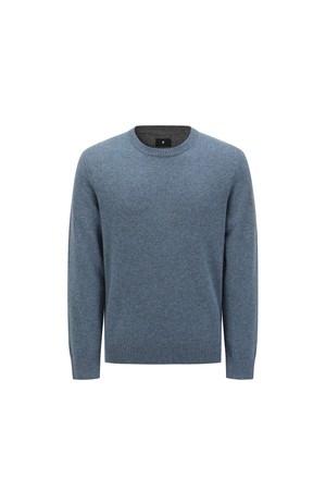 MEN CASHMERE ROUND SWEATER_LB