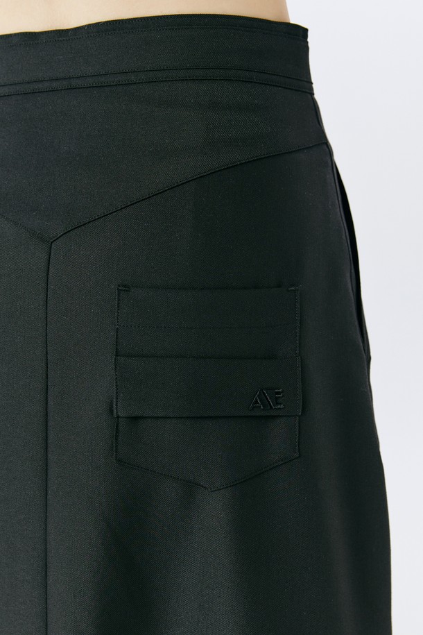 AEDITEM STUDIOZ - 롱스커트 - MAGNET CARGO SKIRT(BLACK)