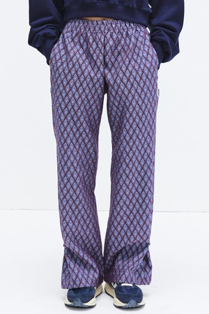 JACQUARD HOOK BANDING PANTS(PURPLE)