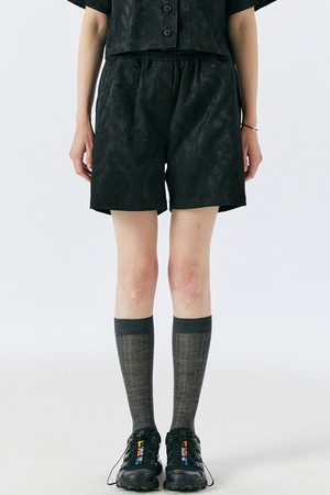 JACQUARD POCKET SHORTS(BLACK)