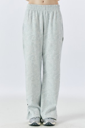 JACQUARD HOOK BANDING PANTS(S.BLUE)