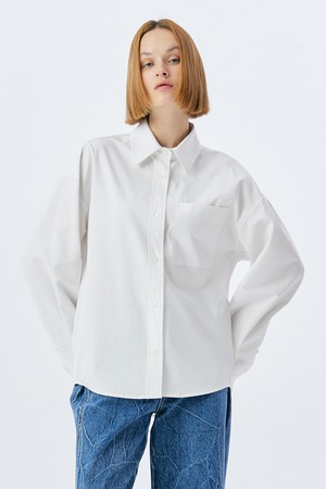 GREATER POCKET SHIRT(WHITE)