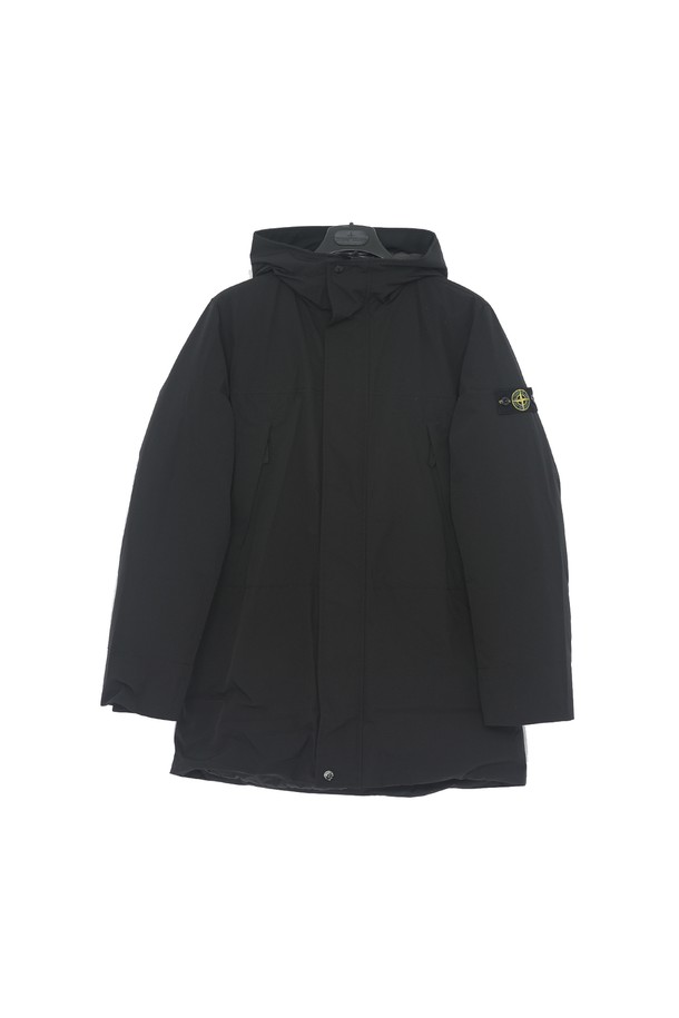 STONE ISLAND - 키즈아우터 - 스톤아일랜드 와펜로고 후드 다운 패딩 10A 811640434 V0029