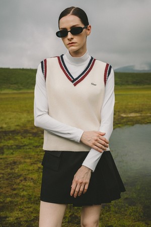 컬러블록 니트 베스트_IVORY-a