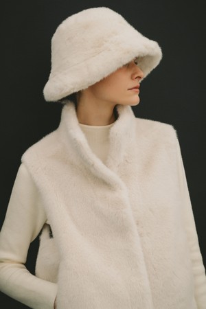 [에코퍼] 윈터 버킷 햇_IVORY-a