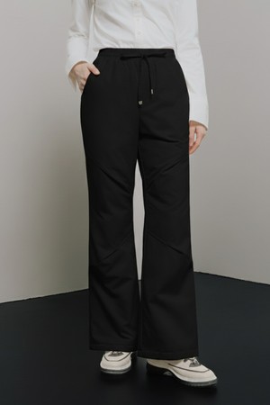 다운패딩 투웨이 스트레이트 팬츠_BLACK-a