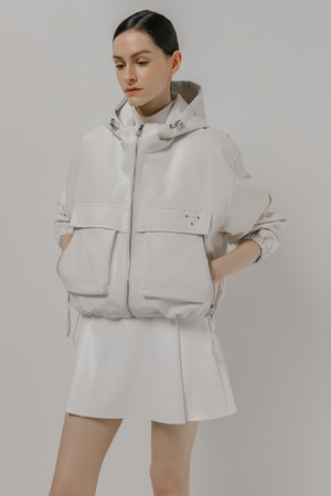 유틸리티 포켓 윈드브레이커_BEIGE-a