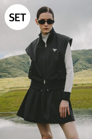 (한정수량) 메모리 집업 셋업_BLACK-a