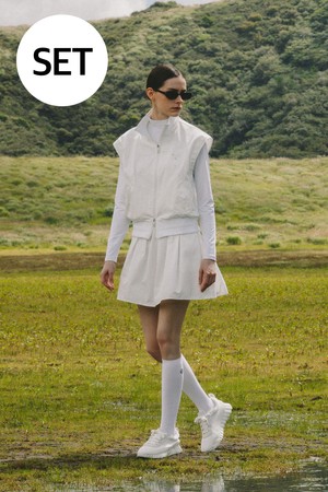 (한정수량) 메모리 집업 셋업_WHITE-a