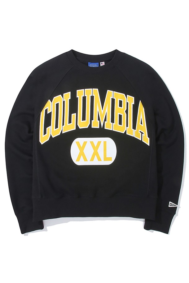 COLUMBIA UNIVERSITY - 스웻셔츠 - CUT XXL LOGO WOMENS TERRY SWEATSHIRTS 블랙