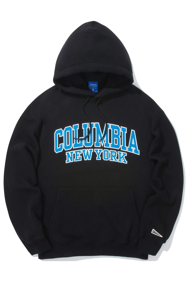 COLUMBIA UNIVERSITY - 후디 - 90'S ARCH LOGO FLEECE HOODIE 블랙